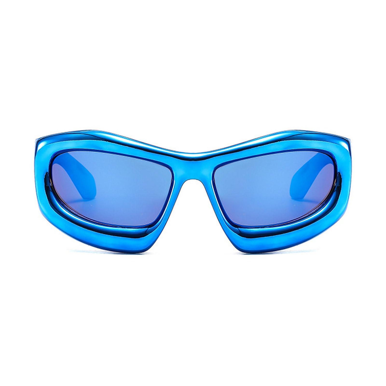 laureles Oversized Women's Y2K Sunglasses Blue Red Cat Sunglasses Men Vintage Driving Punk Sun Glasses