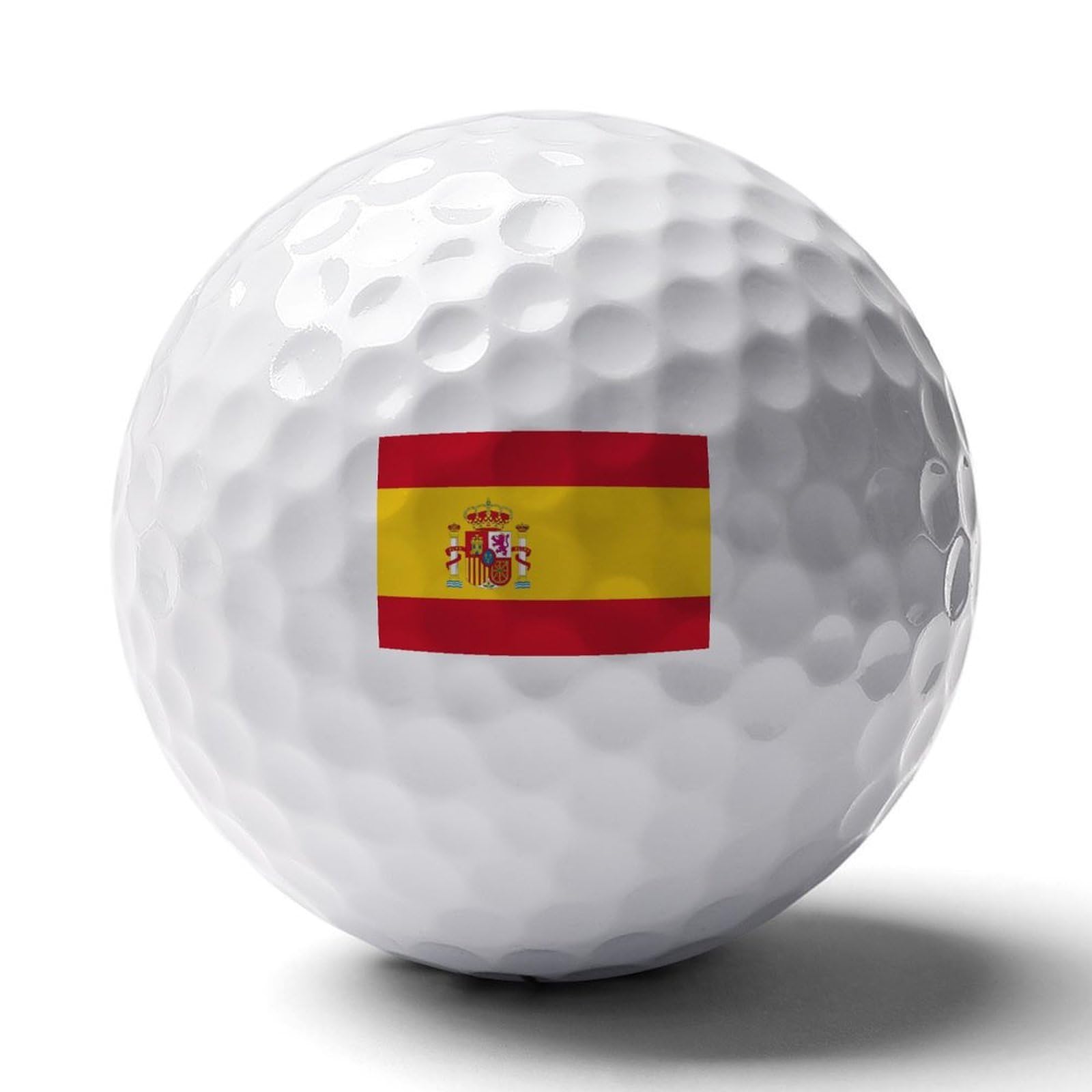 Pelotas De Golf Personalizadas con La Bandera De España Un Regalo para Hombres Y Mujeres Accesorios para Pelotas De Golf De Distancia para Golfistas Amantes Cumpleaños Y Navidad