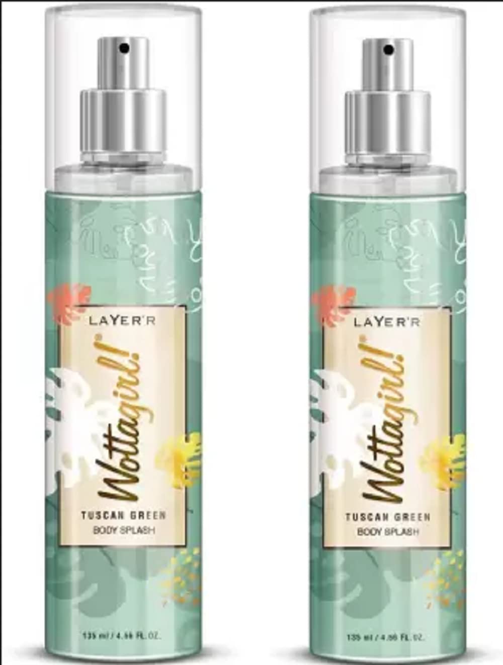 LAYER'R WATTAGIRL TUSCAN GREEN BODY SPLASH 135 ML EACH PACK OF 2 Deodorant Spray - For Women (270 ml, Pack of 2)-image-30