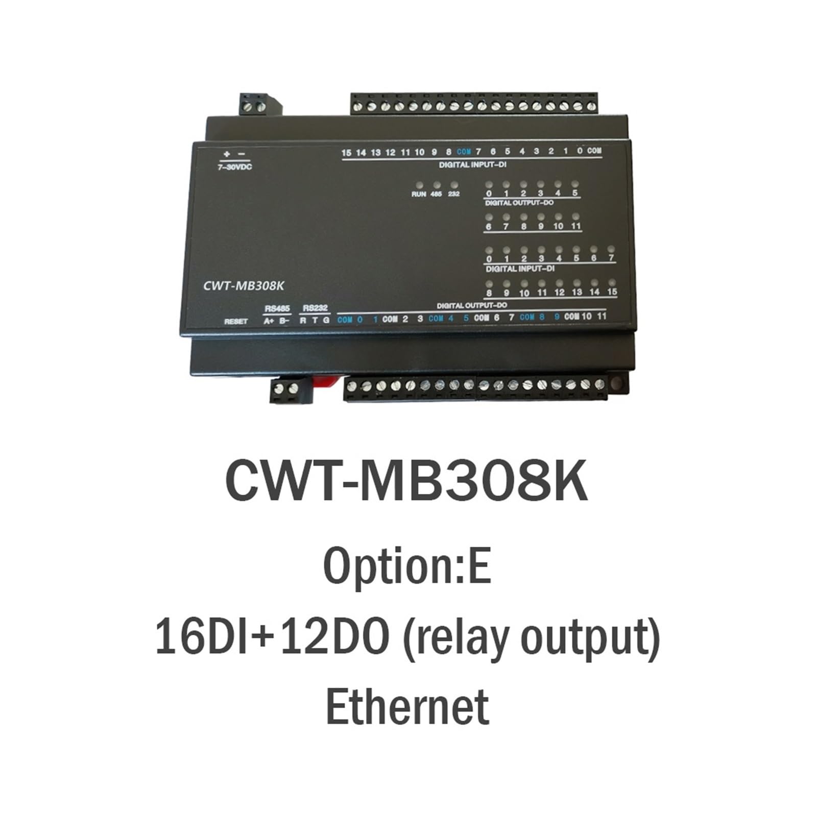 AFITSEP CWT-MB308K 16DI+12DO RS485 RS232 Ethernet Modbus Controller(E)