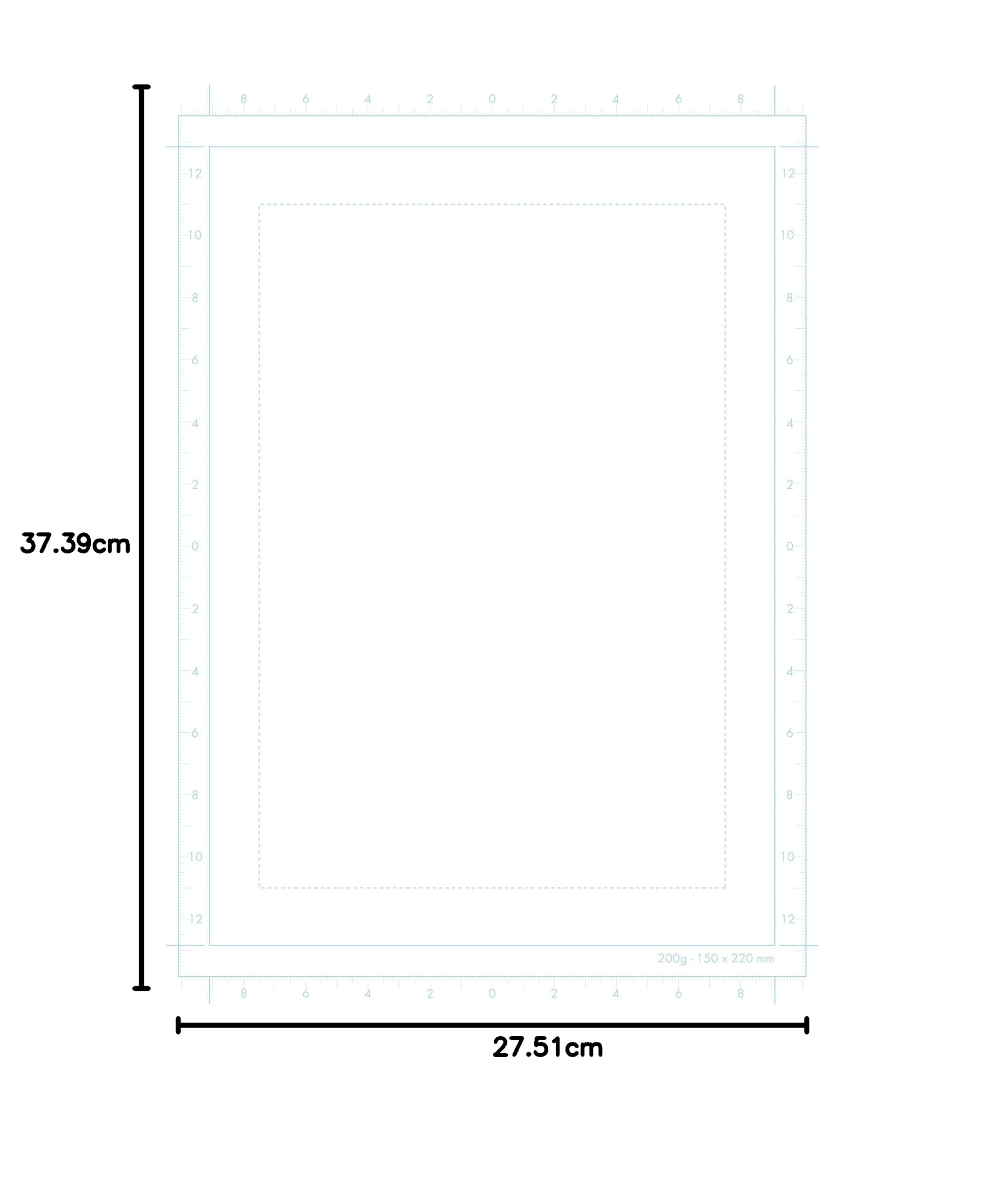 Clairefontaine manga cómic Pad/BD con Simple marco, blanco, B4, 200 g