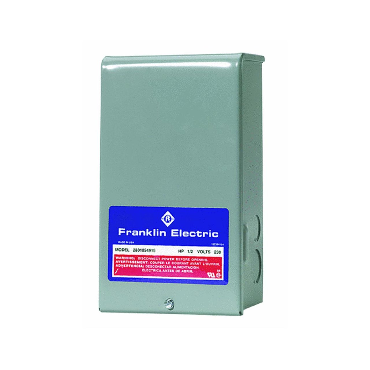 Star Control Box for 1/2 HP Submersible Well Pumps (230 Volt) For Outdoor or Indoor Use, 127189A