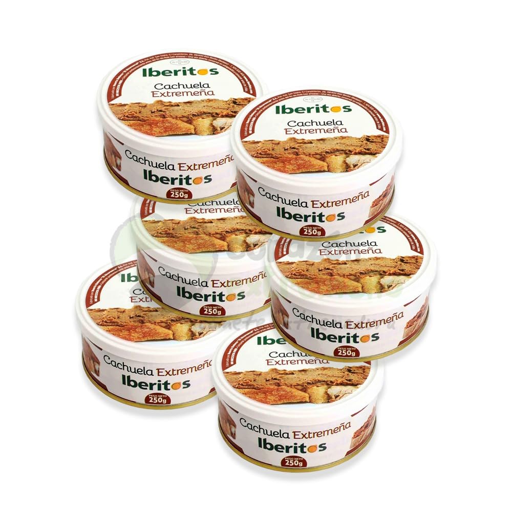 Pack 6 Iberitos Cachuela Extremeña Sin Lactosa Patés Gourmet
