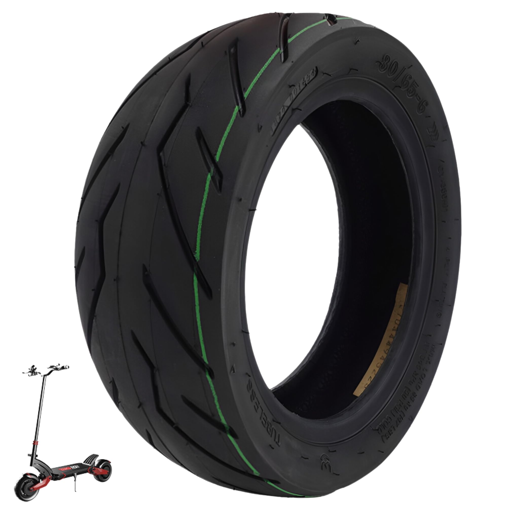 Pneu Tubeless 10x2.70-6.5 Pour Trottinette Smartgyro Speedway - Antidérapant Et Confortable