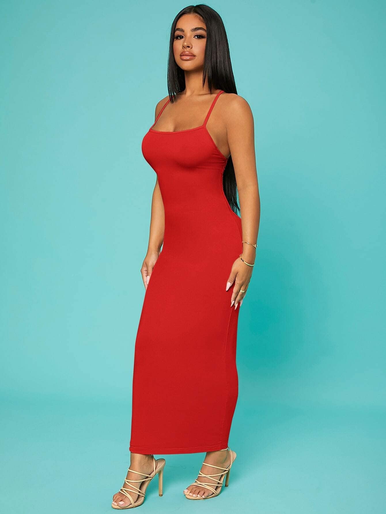Wocrolse Summer Dresses for Women Solid Criss-Cross Backless Bodycon Dress for Beach Party Casual : Clothing, Shoes & Jewelry