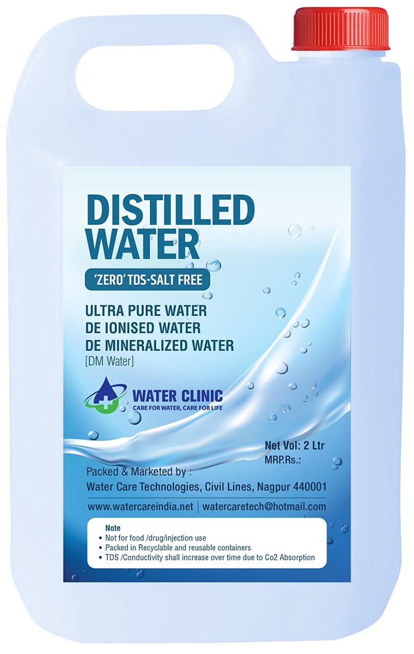 WATER CLINIC Ultra Pure DiIonised Distilled Water for Battery