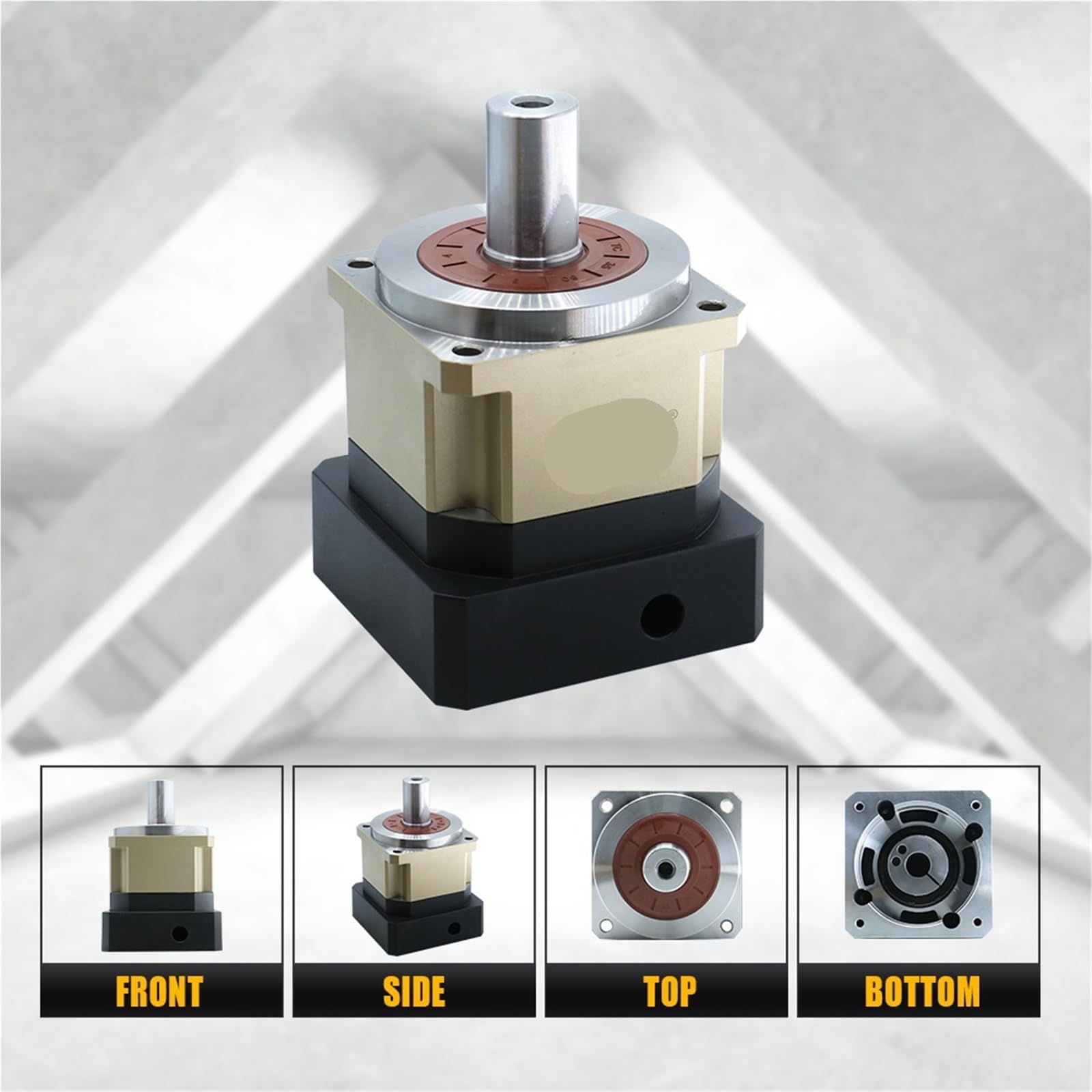 Helical Gearbox PGH115 5Arcmin High Precision Planetary Reducer with 24mm Input for CNC Engraver 110ST 130ST Servo Motor 1Pcs(15 to 1_22MM Input for 130)