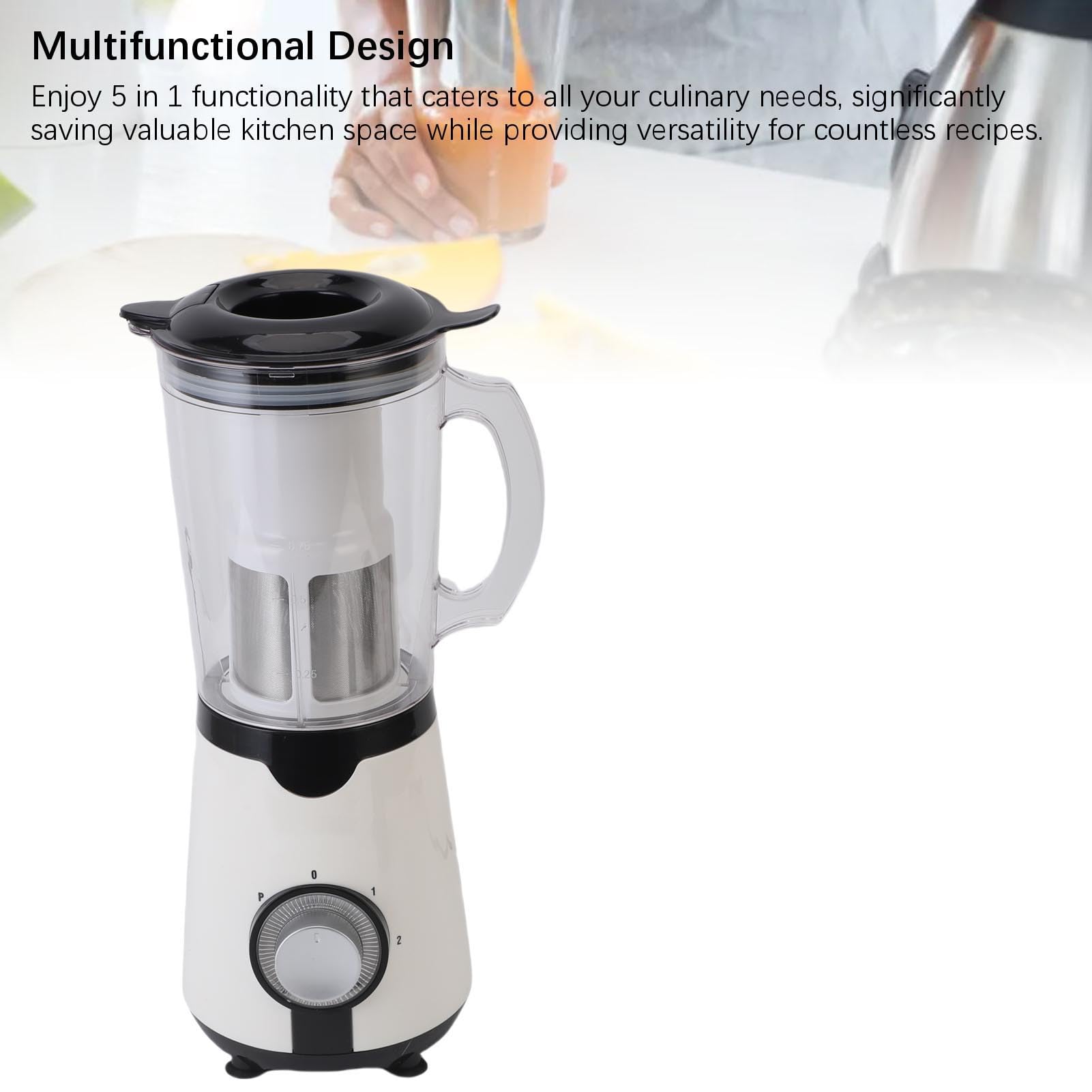 Elektryczny Robot Kuchenny 3800W 26000RPM Wielofunkcyjny Blender na Blacie Maszynka do Mielenia żywności Sokowirówka dla Domu Kuchnia Urządzenie do Robienia Smoothie (wtyczka UE)