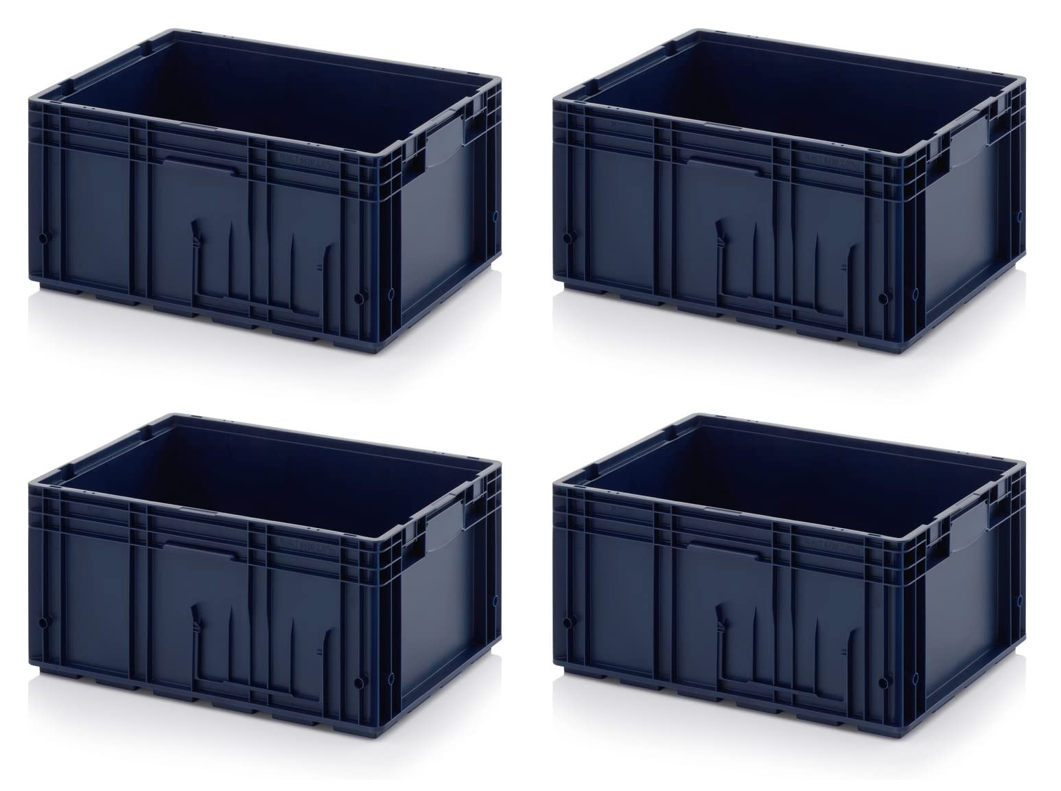 Auer Packaging 4x R-KLT Behälter 60 x 40 x 28 * Kleinladungsträger blau 60x40x28 Eurobehälter Industrie KLT 6429 6428