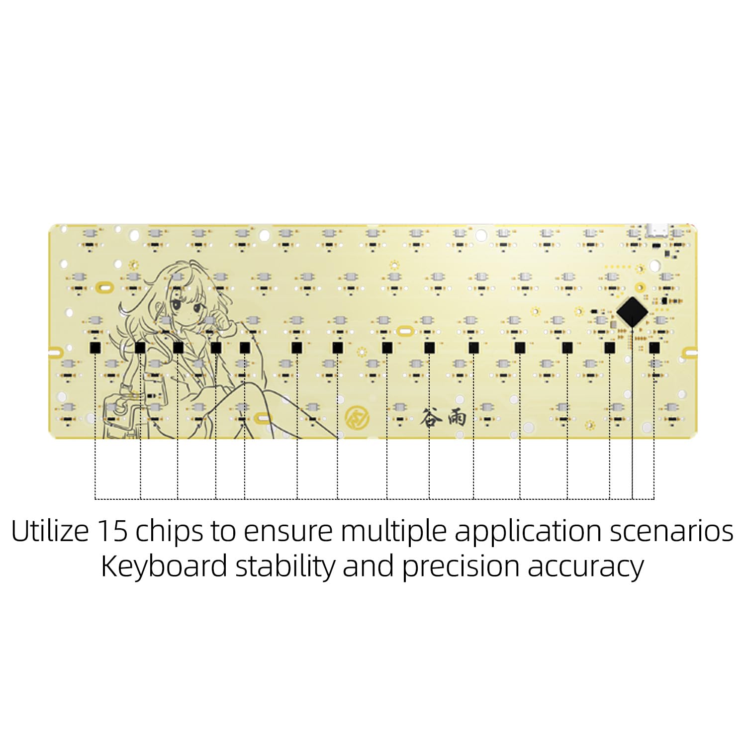 Amazon | Sikakeyb Castle HM66 ゲーミングキーボード ラピッド 