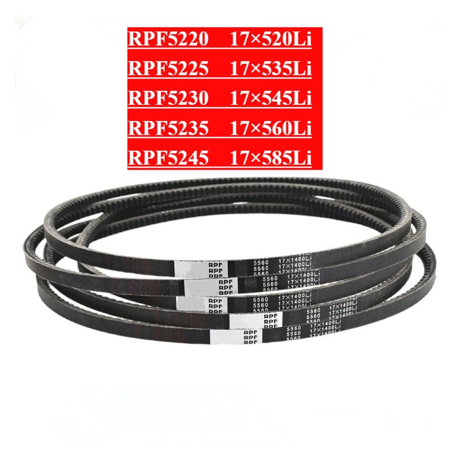 1/5 Sztuk RPF5220 RPF5225 RPF5230 RPF5235 RPF5245, Gumowy Pasek Klinowy