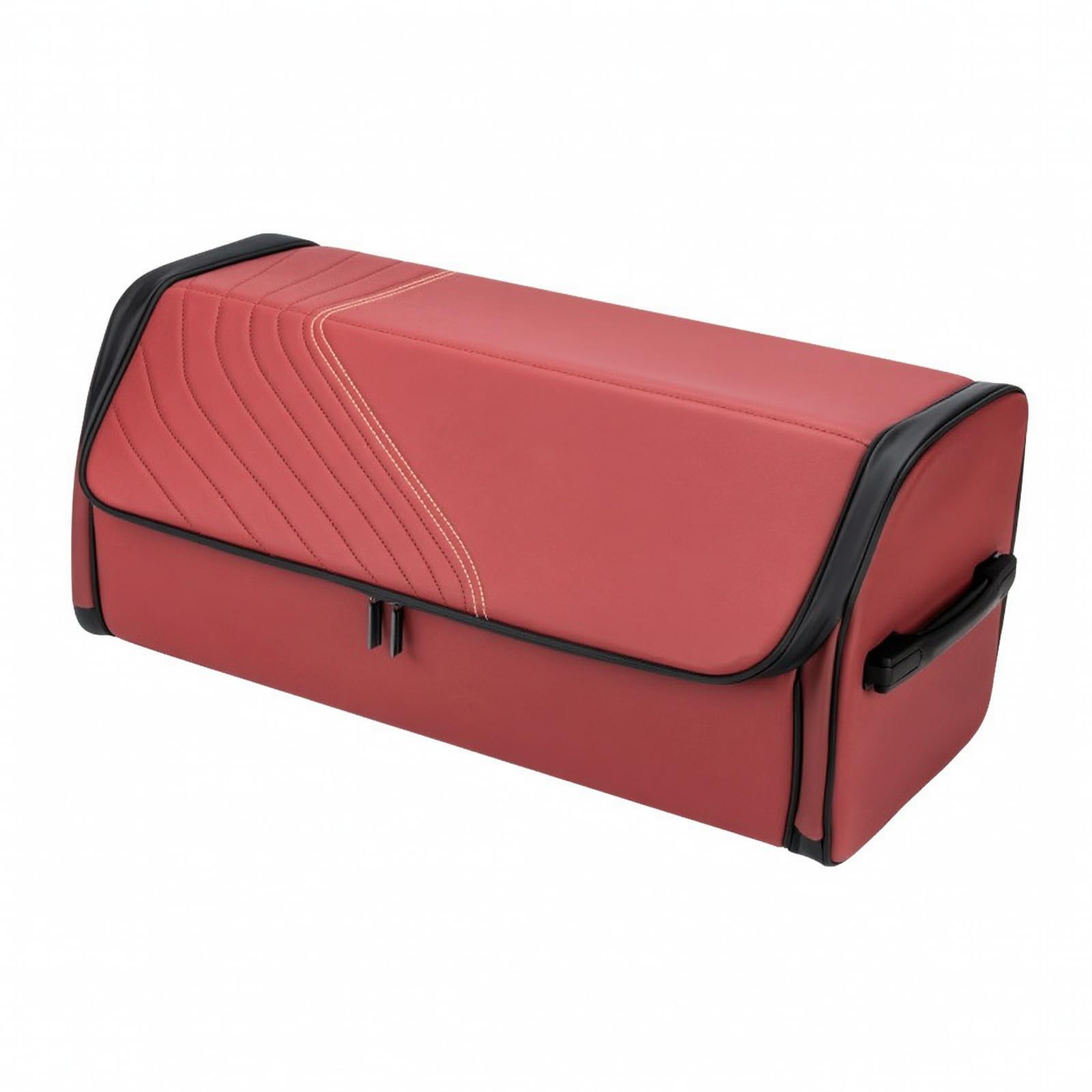 harayaa Kofferraumtasche mit Reißverschluss, Vulkanrot, style to 4