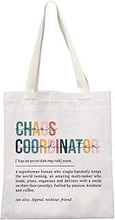 Chaos Coordinator Gift Chaos Colleague Bosses Governor Administration Lady Gift Chaos Coordinator Definition Tote Bag (Chaos Coordinator Tote)