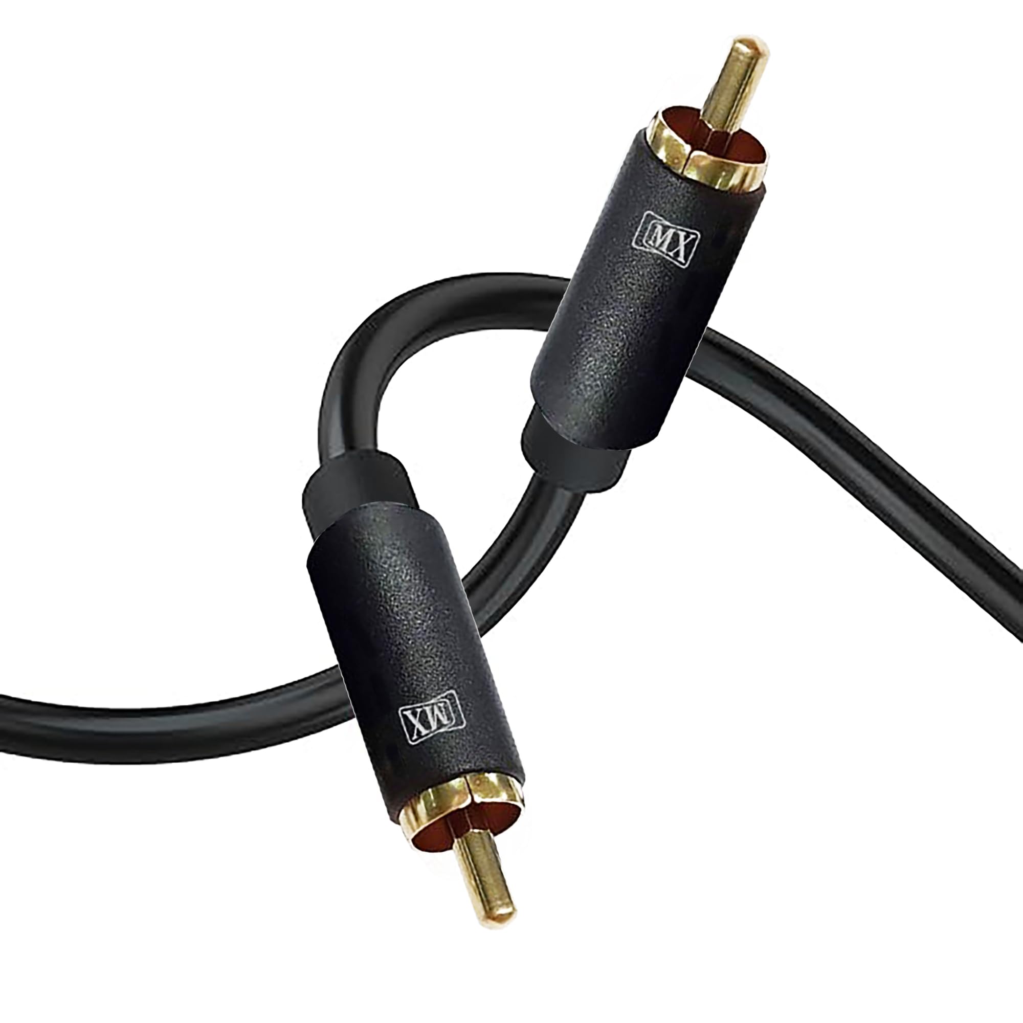 MX RCA Subwoofer Audio Cable 1.5 MTR with Gold-Plated Connectors Hi-Fi Audio Cable for Amplifiers Home Theater Systems Speakers TV and Audio Systems-picture-25