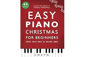 Easy Piano Christmas for Beginners: Holiday Sheet Music for Kids and Adults