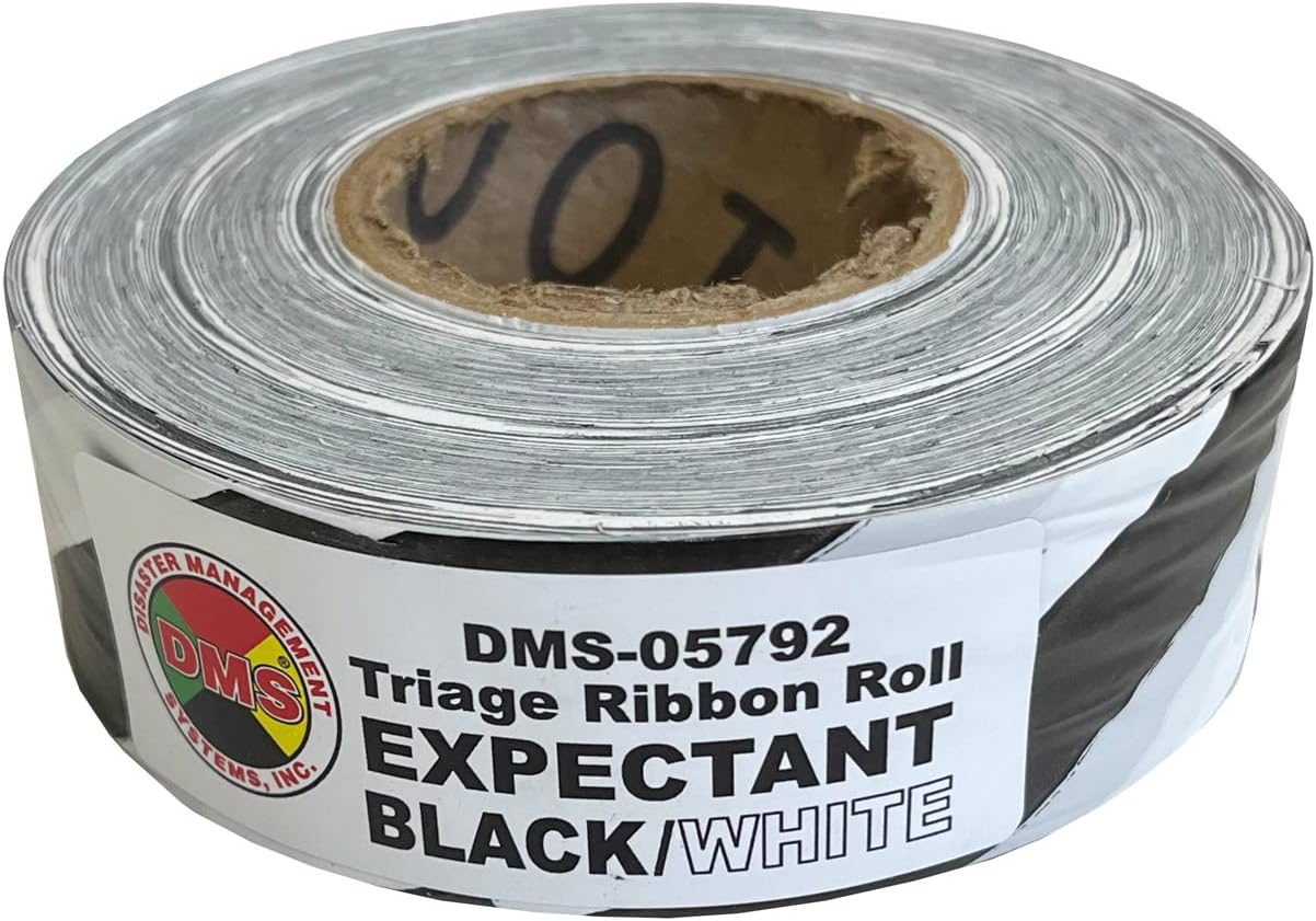 Conterra Four Color TRIAGE Tape (Black, Yellow, Green, RED)