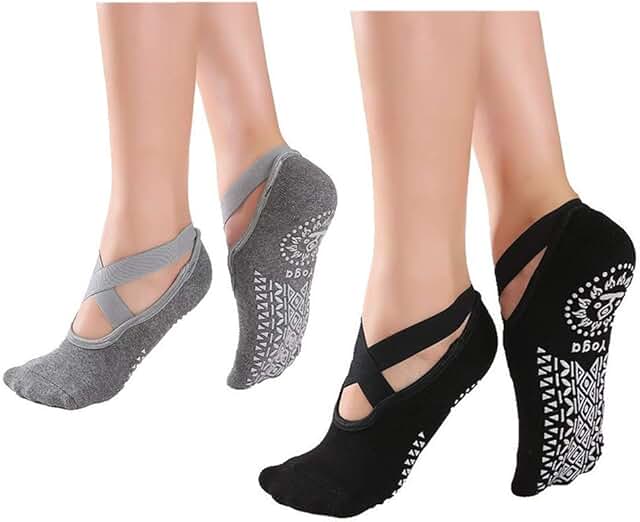 Amazon.fr Chaussettes de yoga et pilates femme