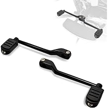 Heel/Toe Shifter Levers w/Shift pegs, Front and Rear Shifter Pegs for Harley '86-'17 FL Softail, 88-Later Touring CVO Road Glide Street Glide Electra Glide Road King and '08-Later Trike, BK#2