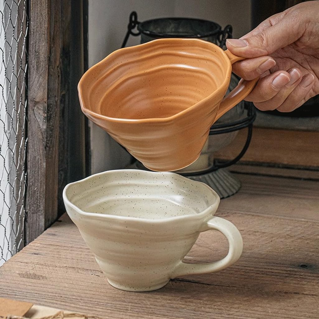 ENGENDER Tazas Cafe Taza De Cerámica Desayuno Mate Café Mug Cups