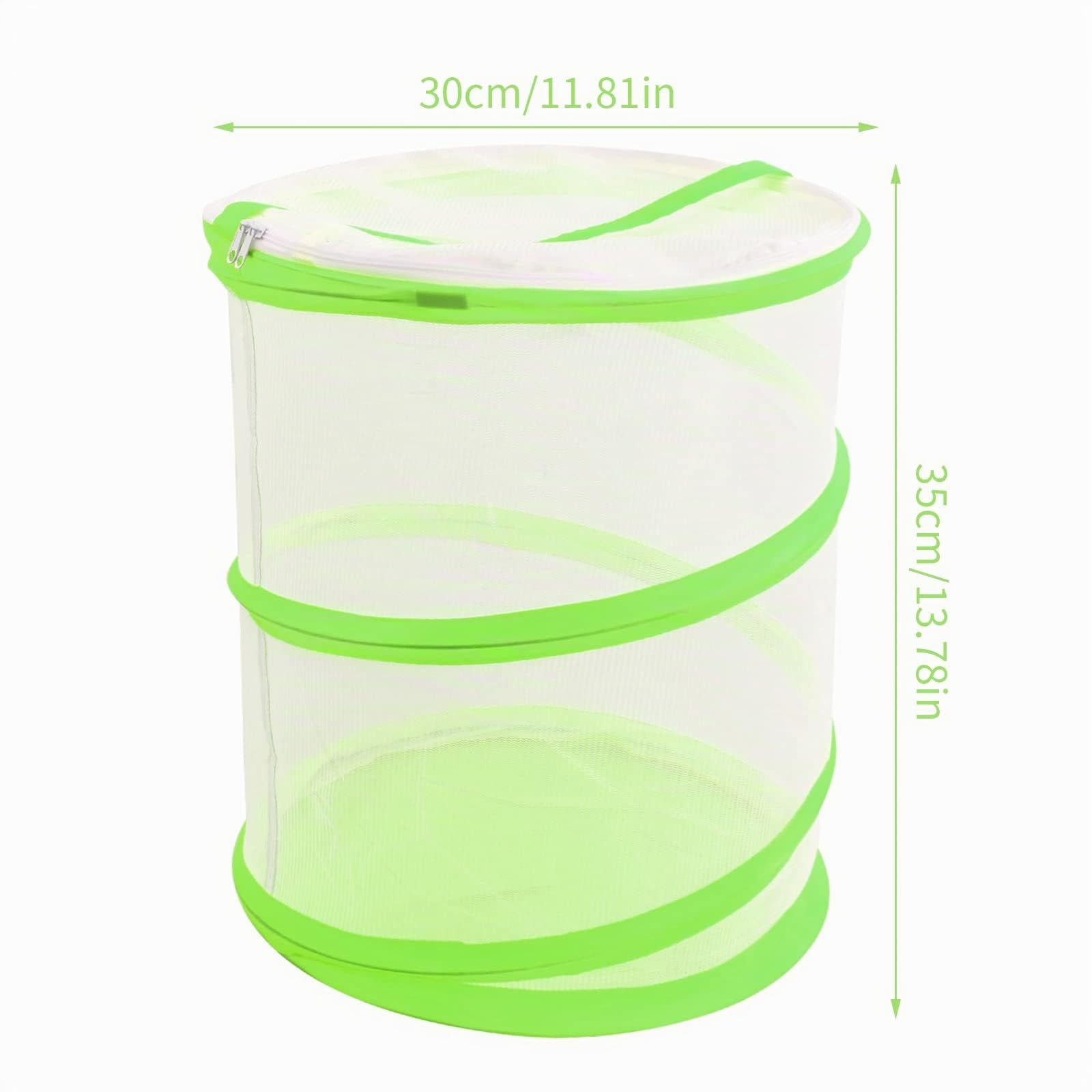 Gabbia per Insetti - Habitat Pieghevole per Farfalla Casetta 30 x 35 cm - Portatile Adatto per Creare un Ambiente Sicuro e Confortevole per Gli Insetti