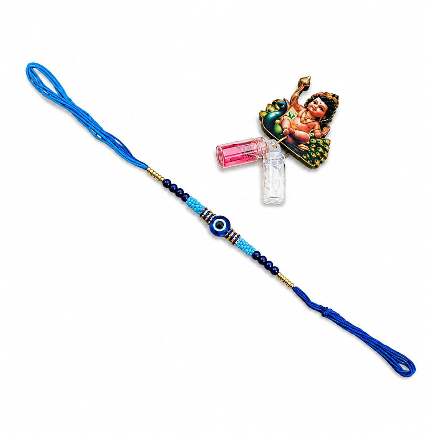 aurie Evil Eye Rakhi for Brother | Traditional Nazar Protection Rakhi Gift for Bhai-picture-39