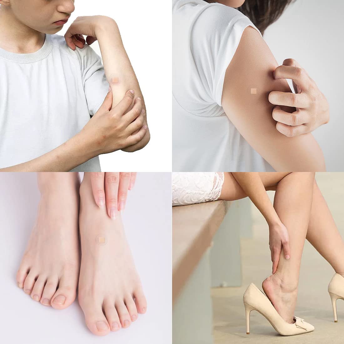 300 vendas adhesivas de tela flexible de 0.87 pulgadas de diámetro para el cuidado de heridas y oculta las manchas de la piel, ideal para pequeñas incisiones