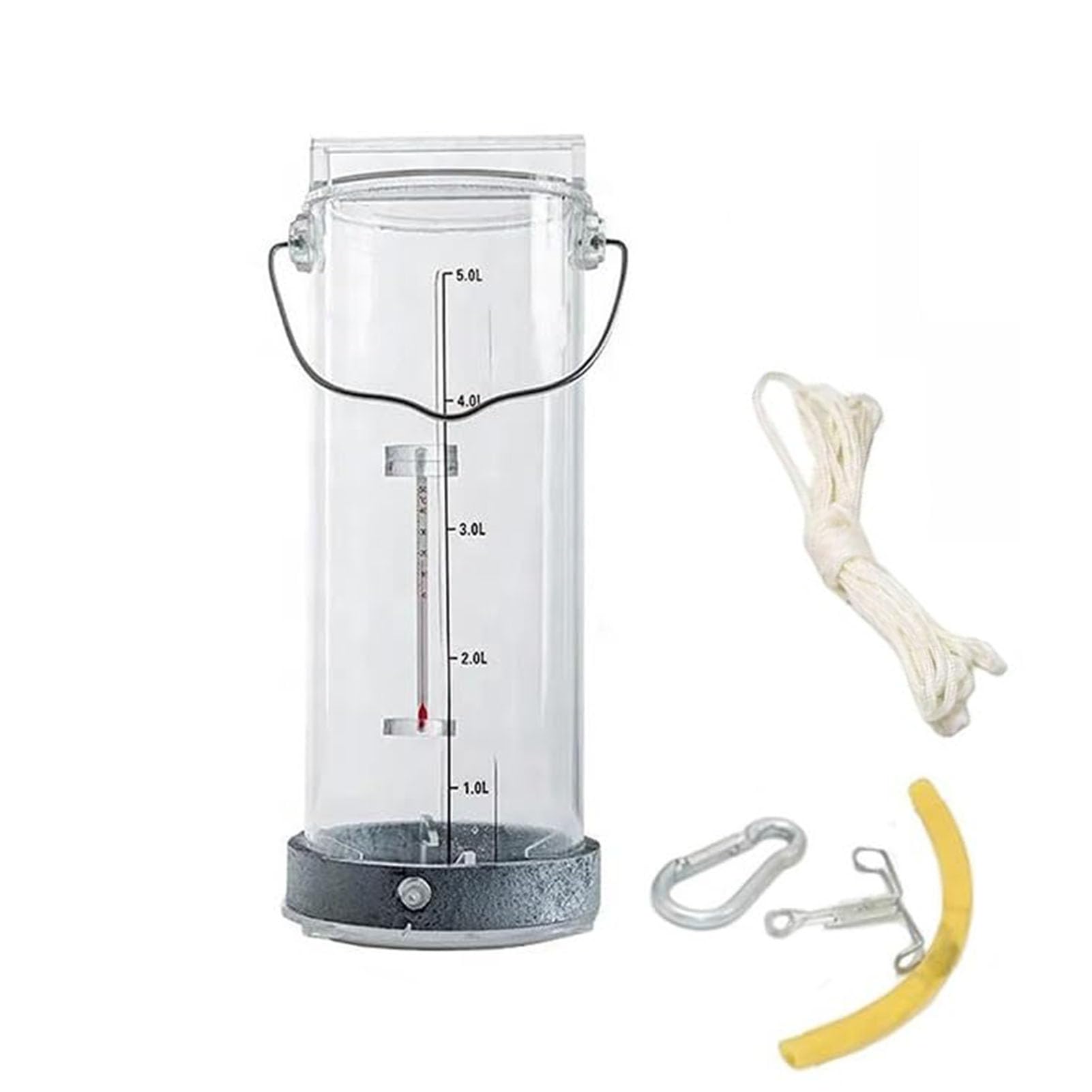 MRVAKDYDI Viscous Liquid Sampler, Water Sampler With Counterweight, Plastic Ladle, 0.5L To 5L, Environmental Monitoring(0.5L)