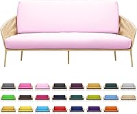Vista 19 de MoNiBloom Funda elástica para futón individual, sin brazos, funda para sofá sin brazos, protector de muebles, funda lavable con cremallera