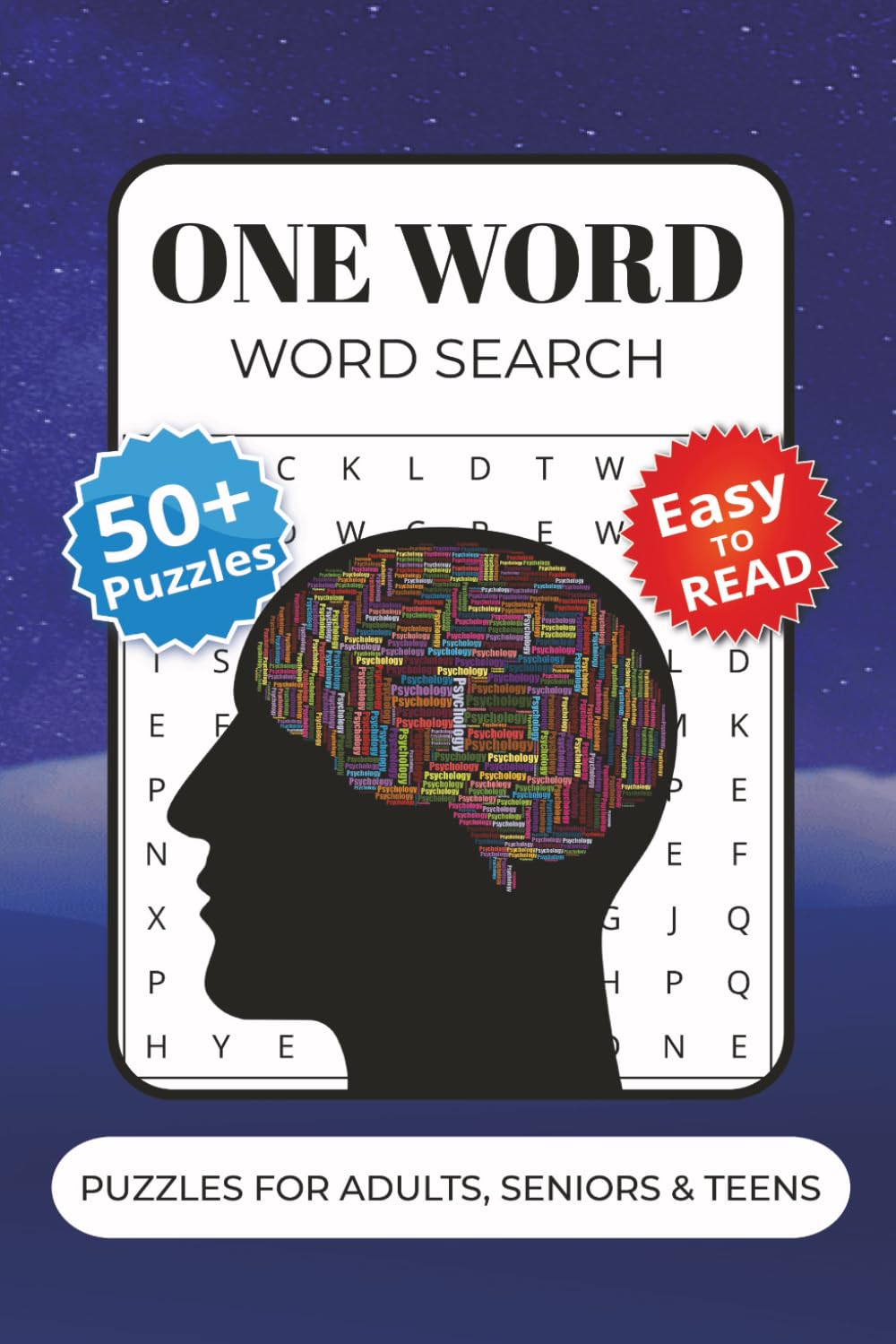 1-Word Word Search: Word Searches with Easy-to-Read Print about Fun Everyday Topics | 8.5x11 inches, 110 Pages | 55 Puzzles with 9 Hidden Words Each … ... Family Game Nights, Vacations and Relaxation