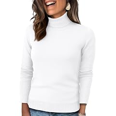 Womens Turtleneck Sweaters 2025 Cable Knit Long Sleeve Pullover Fitted Trendy Basic Fall Tops Winter Warm Casual Blouse