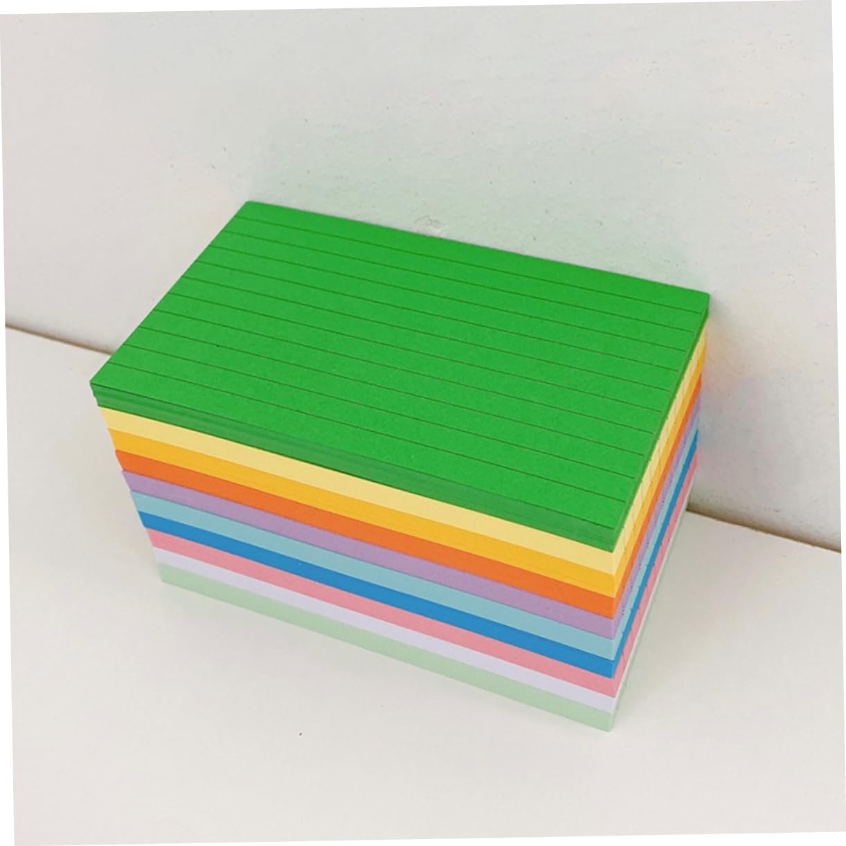 1500fogli Schede Colorate Multifunzione Da Cartoncini Vuoti Per Appunti Note e Messaggi Per Scuola e Ufficio Design Compatto e Portatile Adatte Per Registrare Vocaboli e
