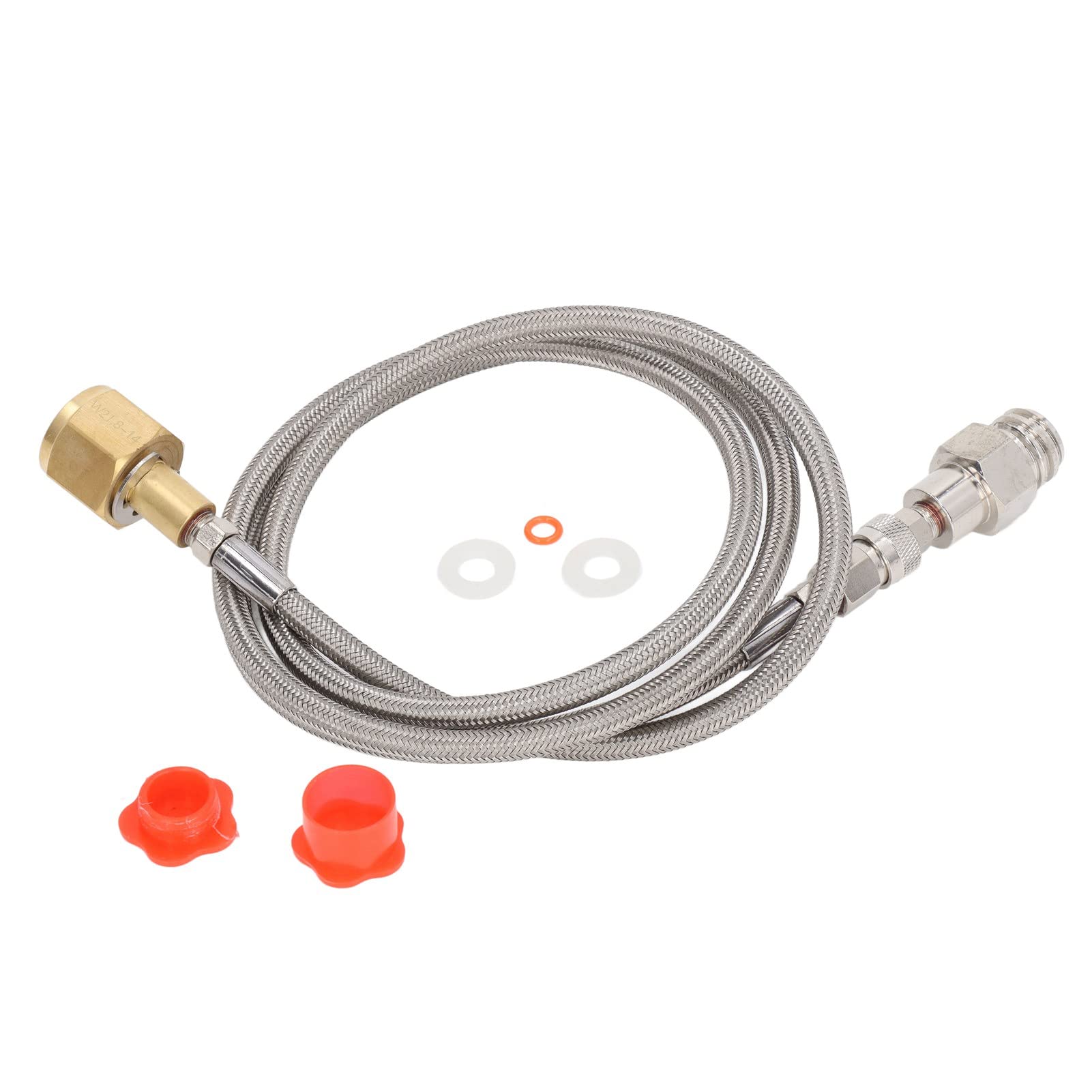 Soda adapter napełniający RAGROOF CO2 Cylinder Wkład zbiornik napełniający zbiornik Wysokie ciśnienie 1500 psi dla producentów sodowych mosiądz ze stali nierdzewnej z długim (W21.8–14 do TR21–4)