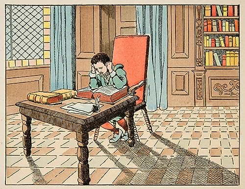 Illustration tirée du livre le Bon Roy Henri toile pour mur vide