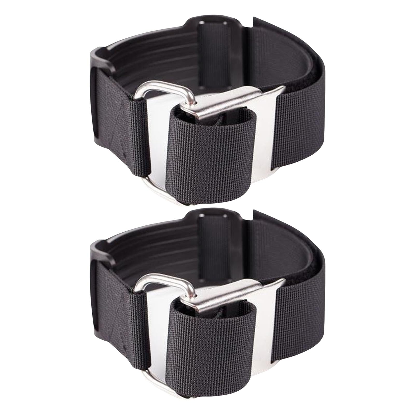 Correas de buceo ajustables tanques submarinismo hebillas acero inoxidable 2pcs 8