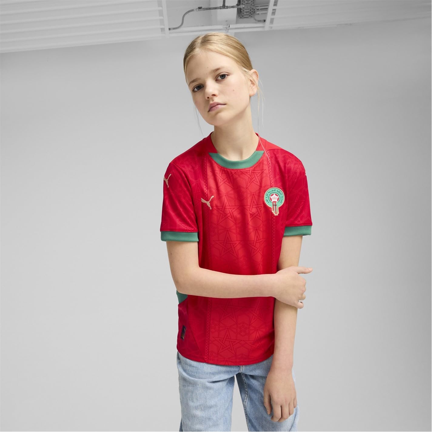 PUMA Kids Marocco Home Shirt 2025 Juniors