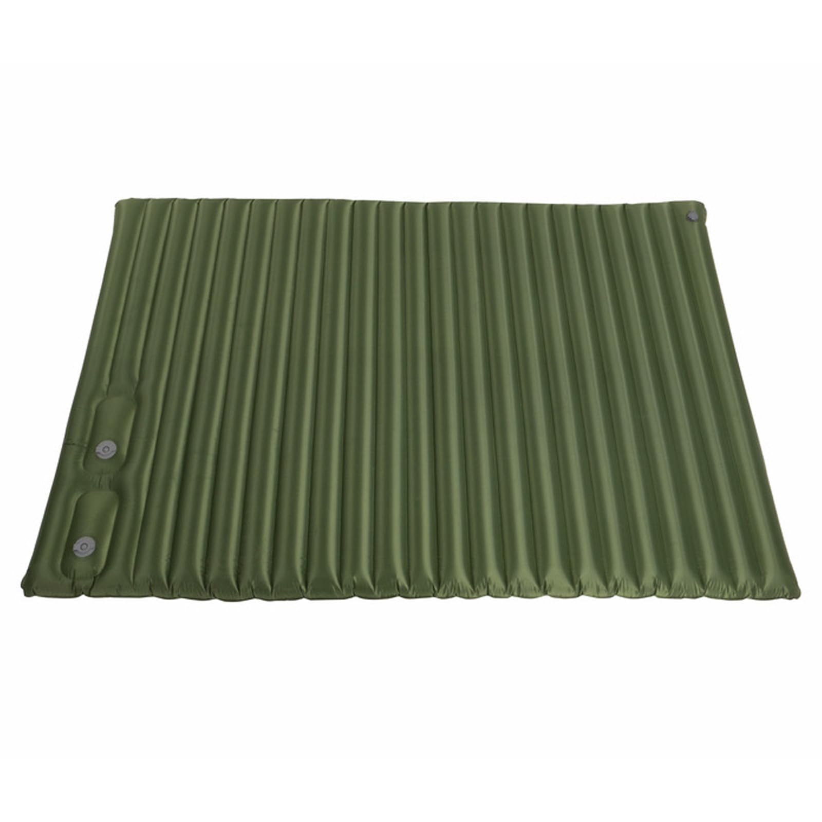 Camp4 Materasso gonfiabile, per 2 o 4 persone, verde, 138 x 200 cm, materassino da campeggio, ultraleggero, per esterni, termico, per tenda, trekking, spiaggia (1)
