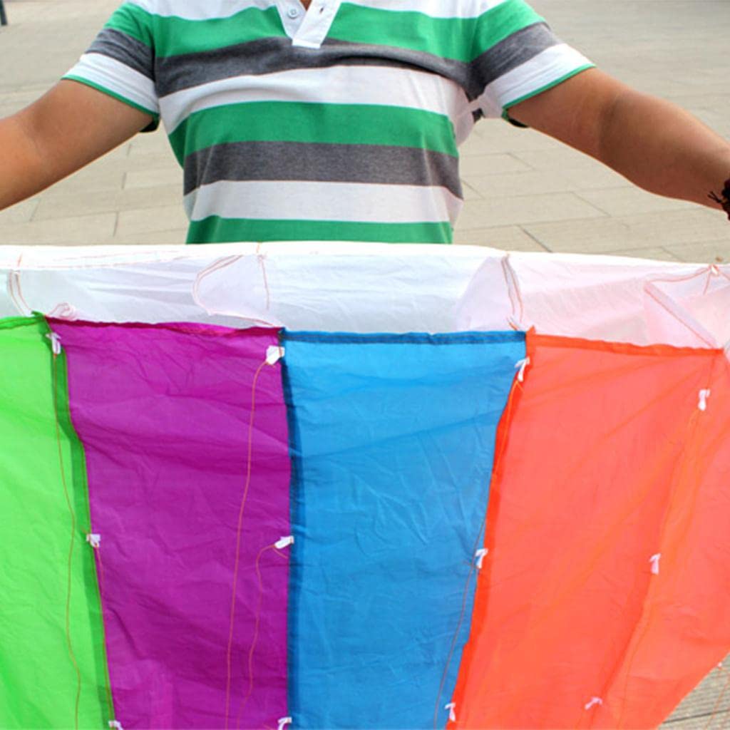 Drachen Riesenkite Parafoil Drachen Einleiner Spaßdrachen Faltbar Nylon mit Einfacher Handhabung für Kinderfest Freizeit