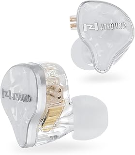 Yinyoo HZSOUND 白雪 Bai Xue 中華 イヤホン 有線 HIFI イヤモニ カナル型 イアフォン 強力なN52磁石 LCP+PU振動板 人間工学に基づいて設計 リケーブル可能のデザイン ラジオ/楽器練習/映画鑑賞/TV視聴/ゲーミングイヤホン(TYPE-C・マイク付き)