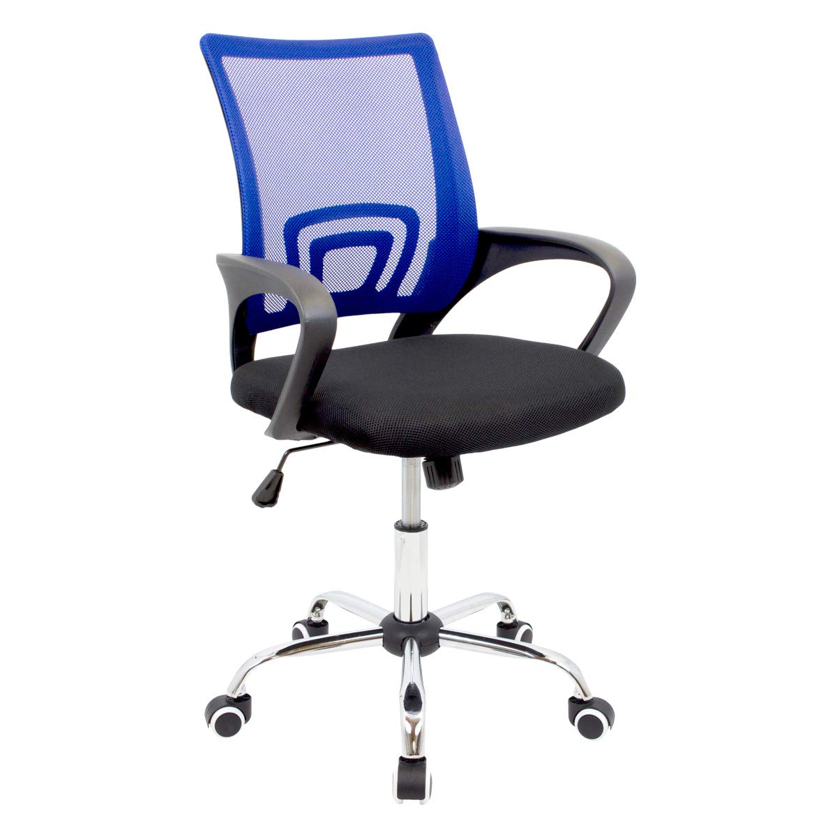 Silla de Escritorio Ergonómica, Silla de Oficina Giratoria con Respaldo Transpirable (Azul)
