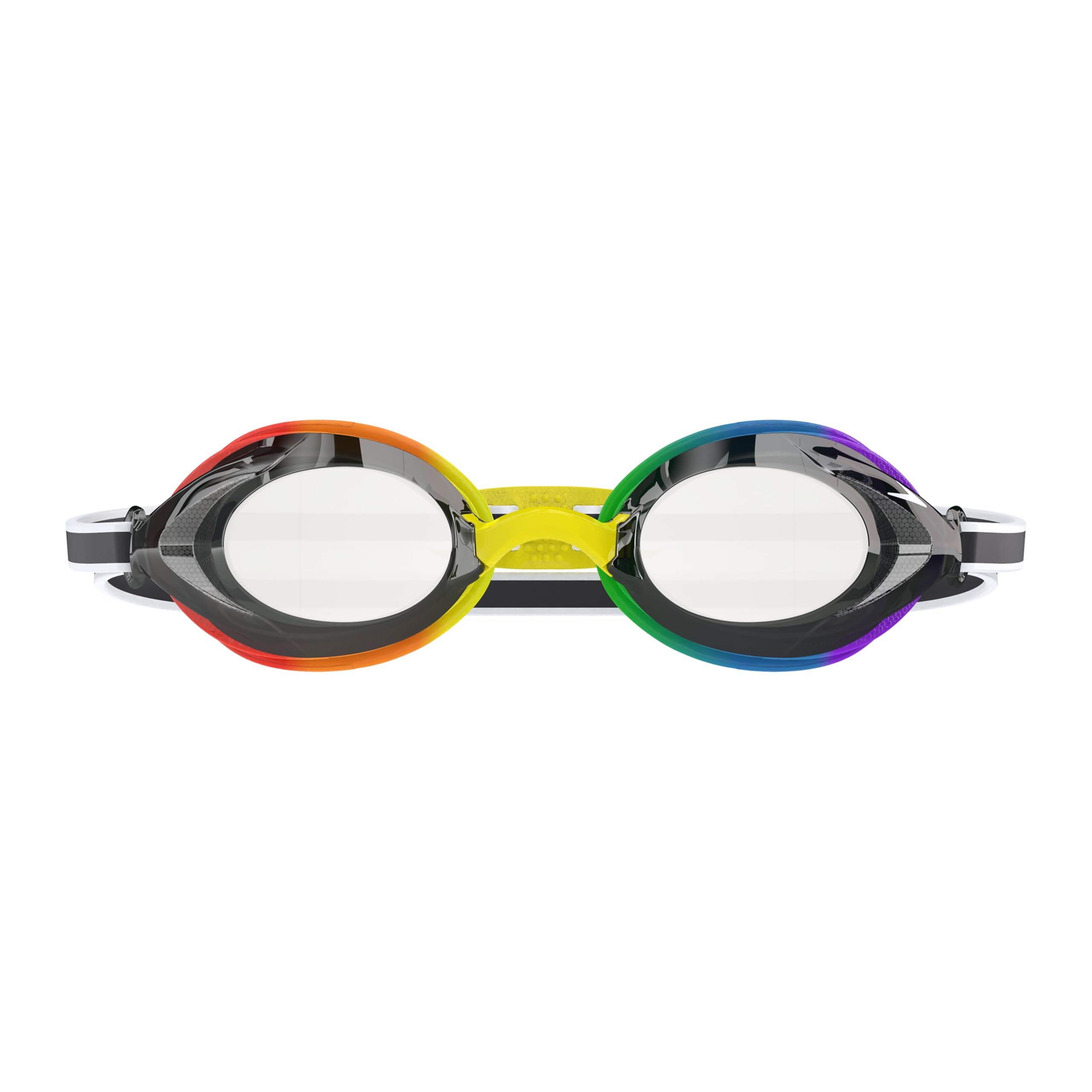 Speedo Vanquisher Junior Schwimmbrille 3.0 Mirror | Verspiegelte Schwimmbrille für Jugendliche, Antibeschlag, UV-Schutz, bequeme Passform