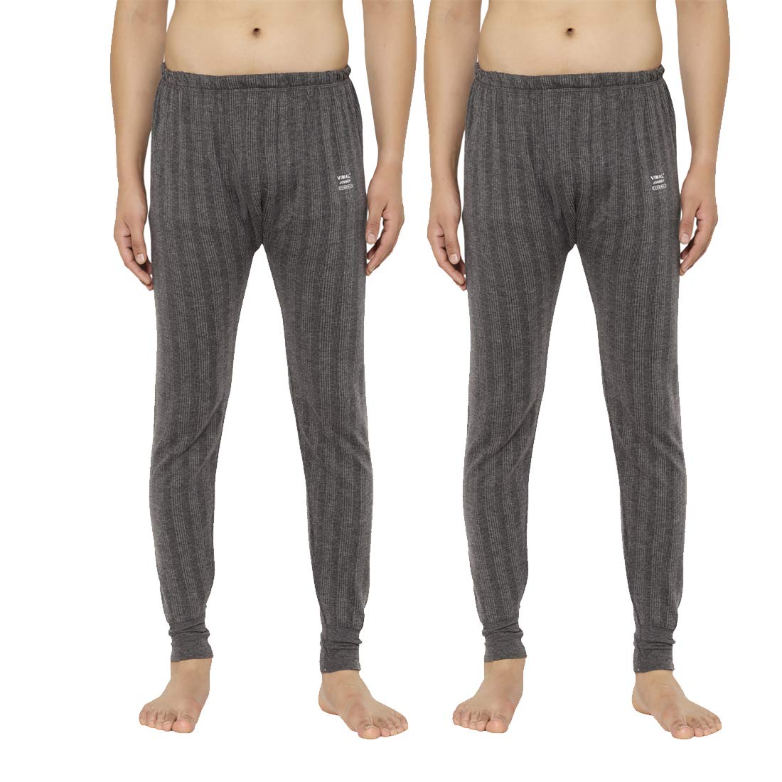 Men Regular Fit Thermal Inner Lower for Winter (Pack of 2)-Regular Fit Thermal_Lowerblk_Lowerblk_02-P-image-41