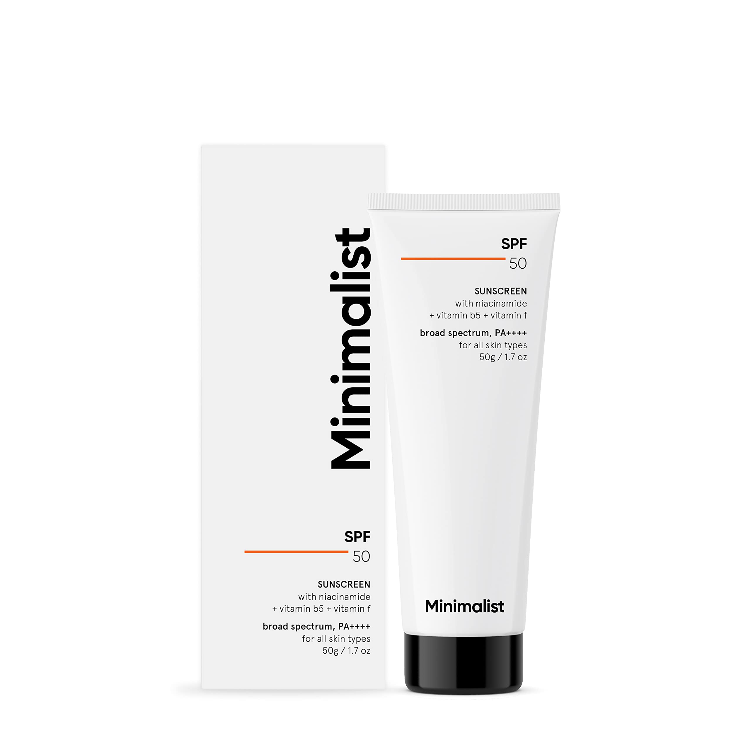 Buy Minimalist Sunscreen SPF 50 Lightweight with Multis No White