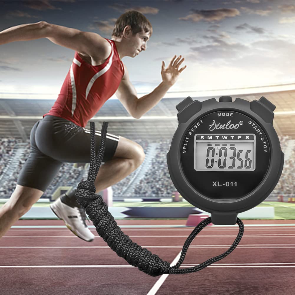 Cronometro Sportivo Digitale - Stopwatch Con Allarme E Timer Per Allenamenti E Gare - Foto 6