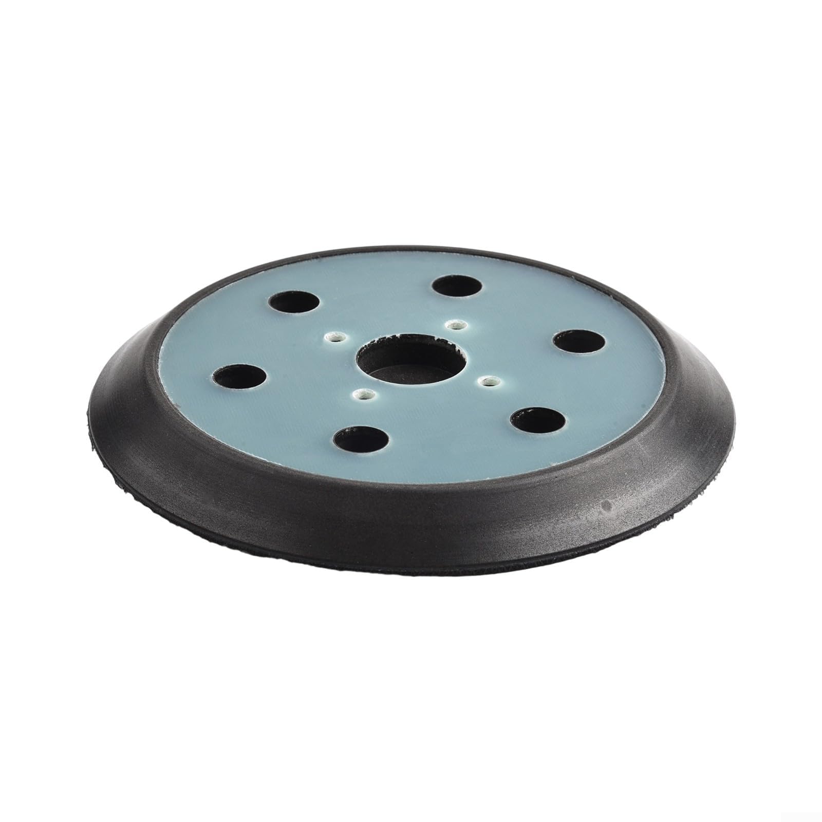 Disco abrasivo da 15 cm con 6 fori e platorello per levigatrice ORBIT, disco di ricambio in PU da 150 mm per lucidatura e levigatura contorno, R2611