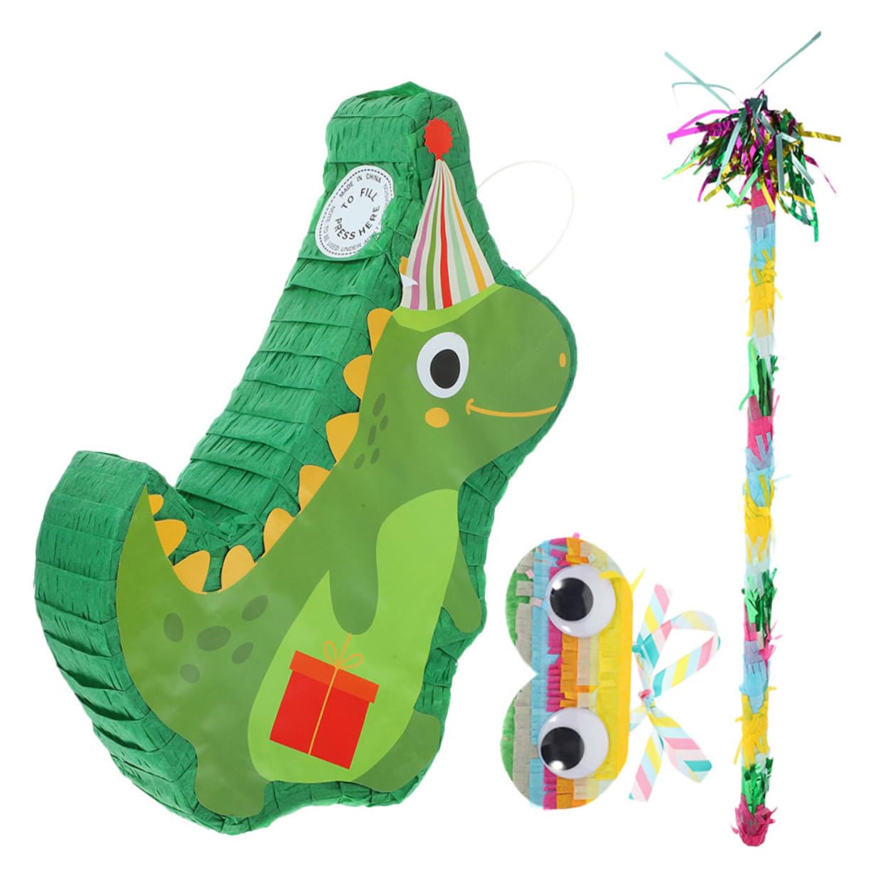 Juego de 3 Piezas de Decoraciones para Fiestas de Cumpleaños para Niños Y Niñas Decoraciones para Piñatas Colgantes Divertido Recuerdo de Fiesta de Cumpleaños para Niños Y Niñas