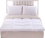 sheetsnthings 2" Plush 100% Microfiber Top Split King Down Alternative Mattress Pad/Topper