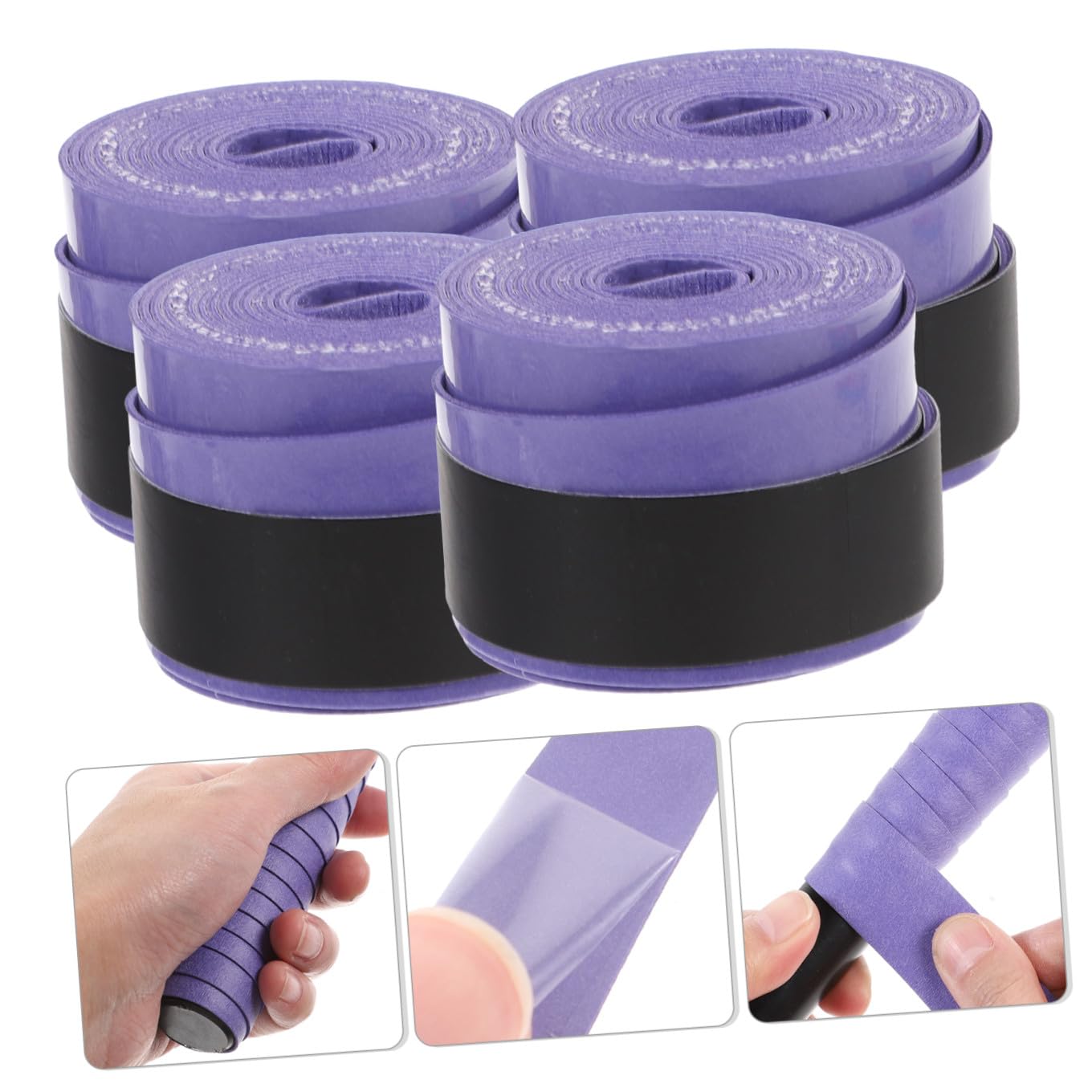 Mikikit Fascia Antisudore Fasce Antisudore per Racchette Grip Anti-Sudore per Racchette da Tennis Grip Assorbente per Racchette da Tennis Grip per Racchette da Badminton Grip per