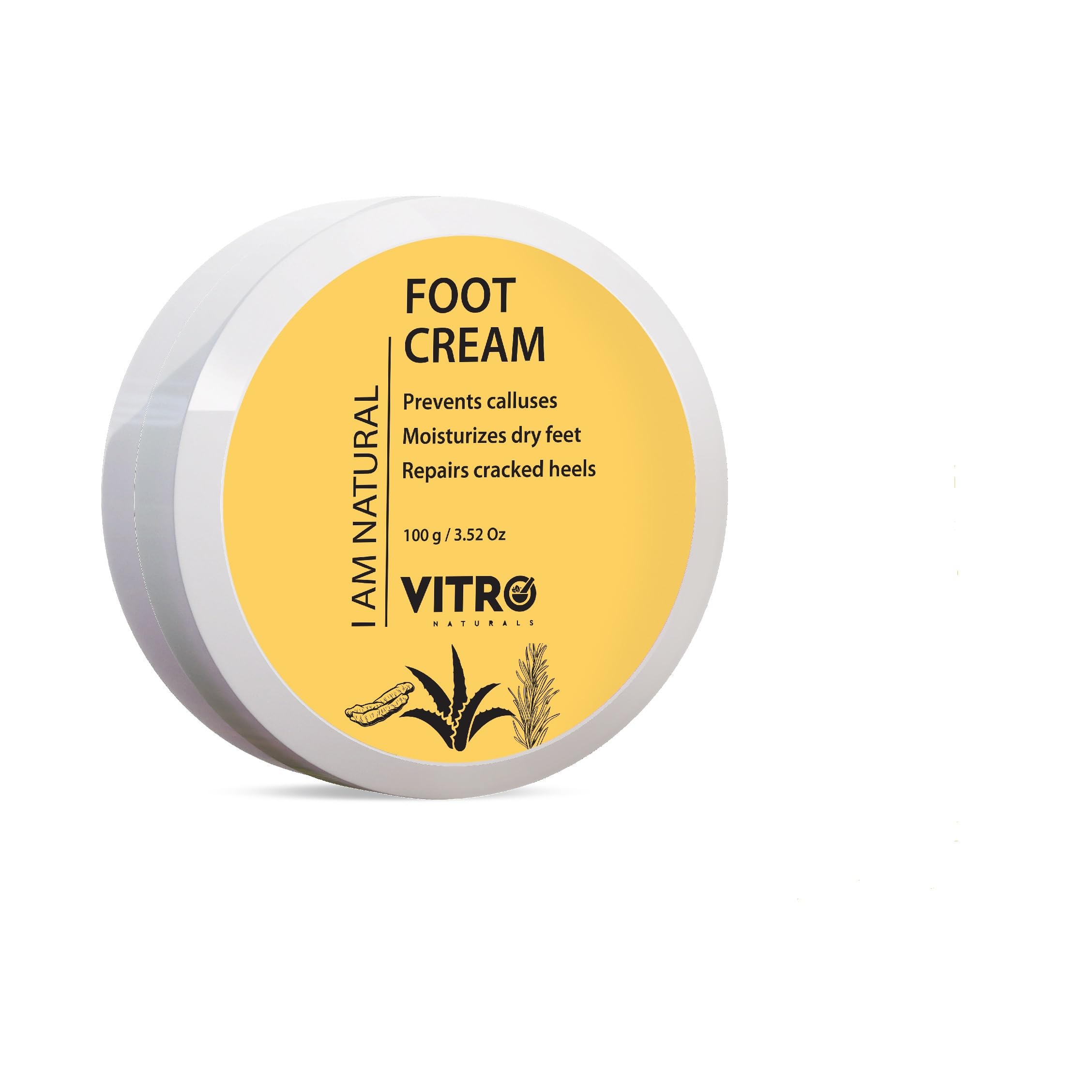 Foot Cream For Rough, Dry and Cracked Heel, Feet Cream For Heel Repair With Benefits Of Aloe vera, Beeswax and & glycerin