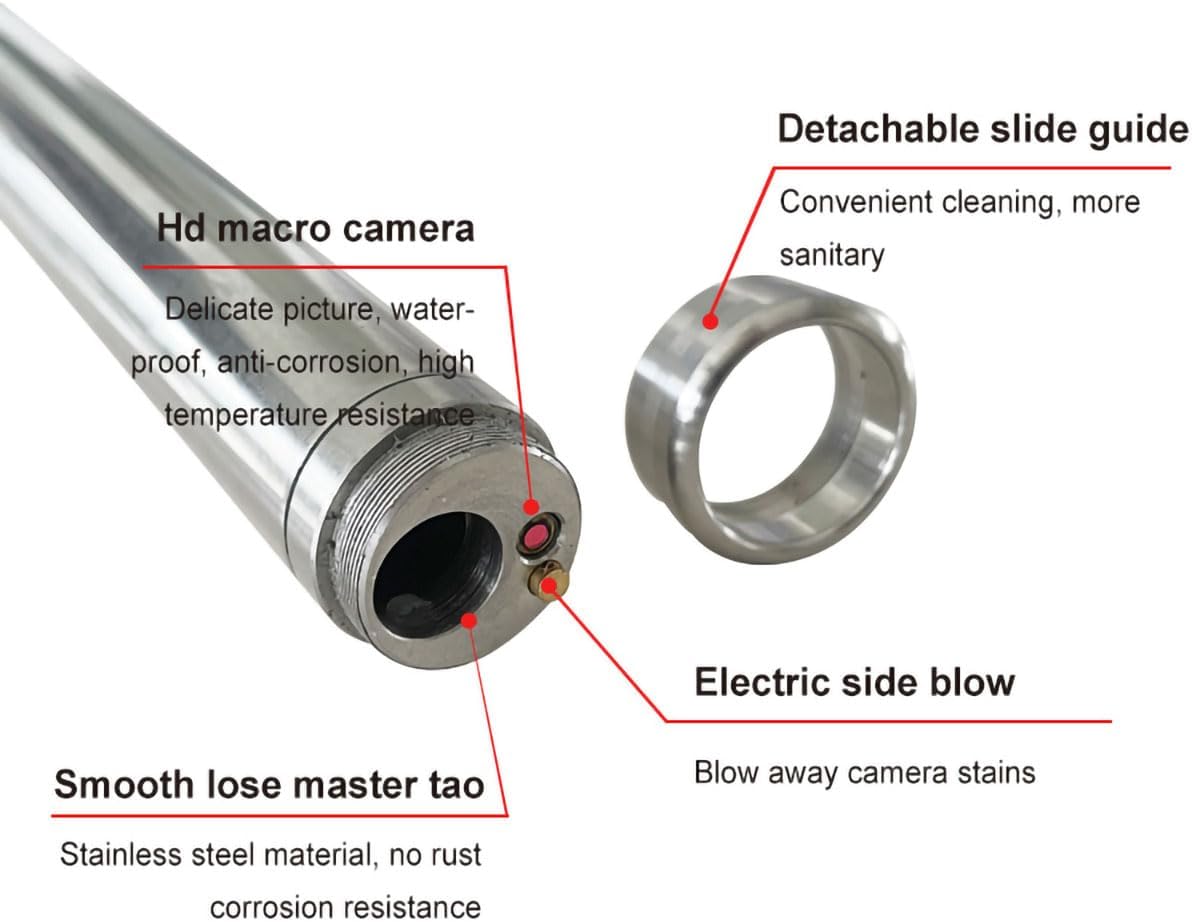 Portable Artificial Insemination Tool for Milk Cow Visual Endoscope Sperm Gun Veterinary Breeding Kit Livestock Supplies