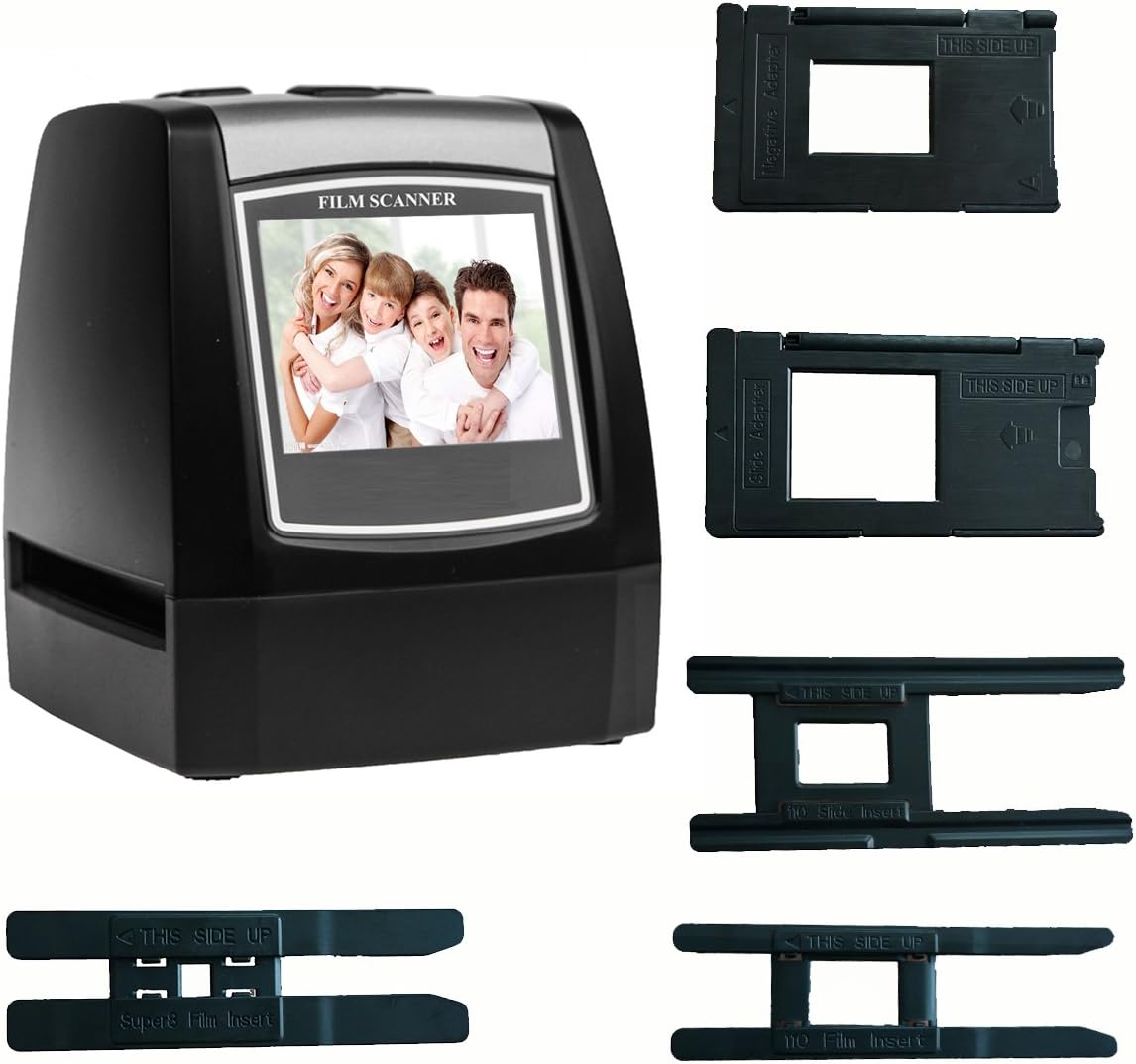 Winait Max 22MP High Resolution 35mm/135 Film Scanner Negative/Slide Film Converter (Black)
